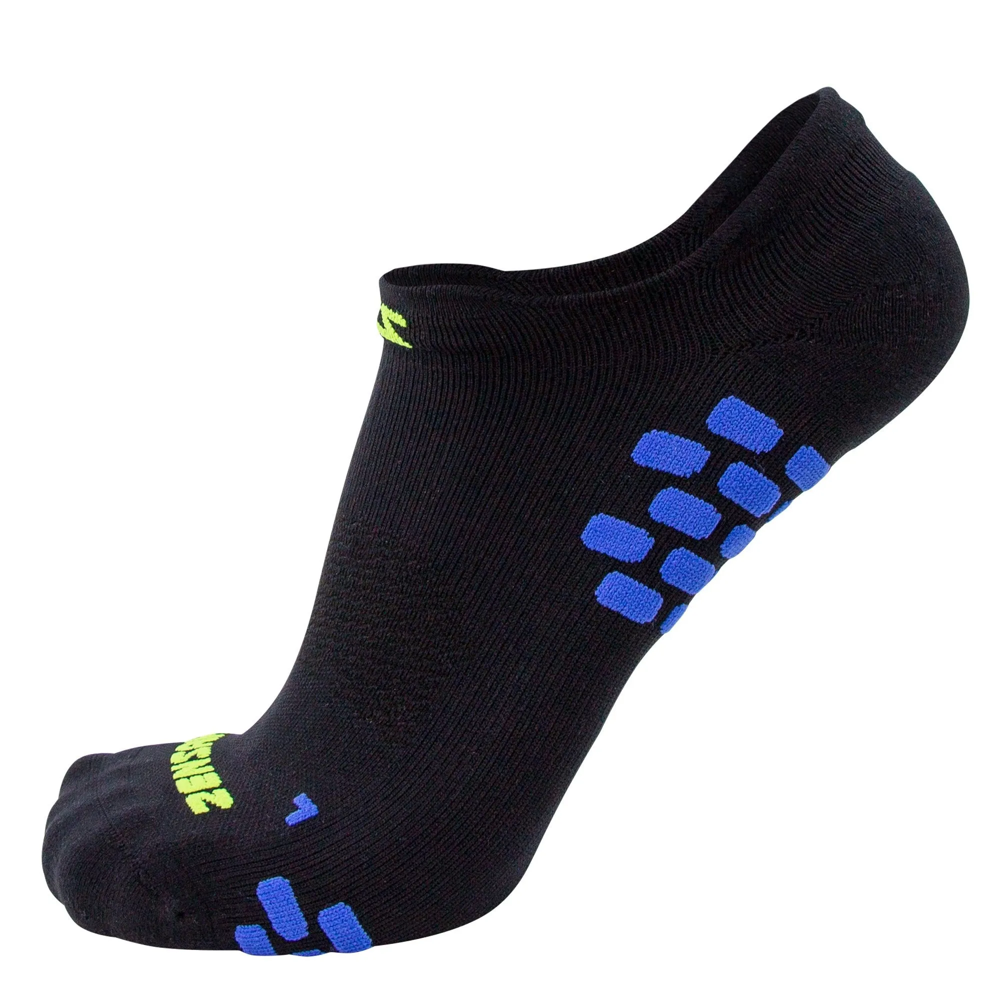 3D Dotted No-Show Running Sock