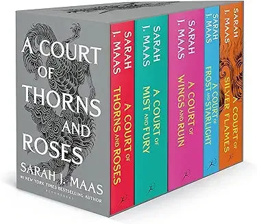 (5 books set) A Court of Thorns and Roses Paperback Box Set by Sarah J. Maas