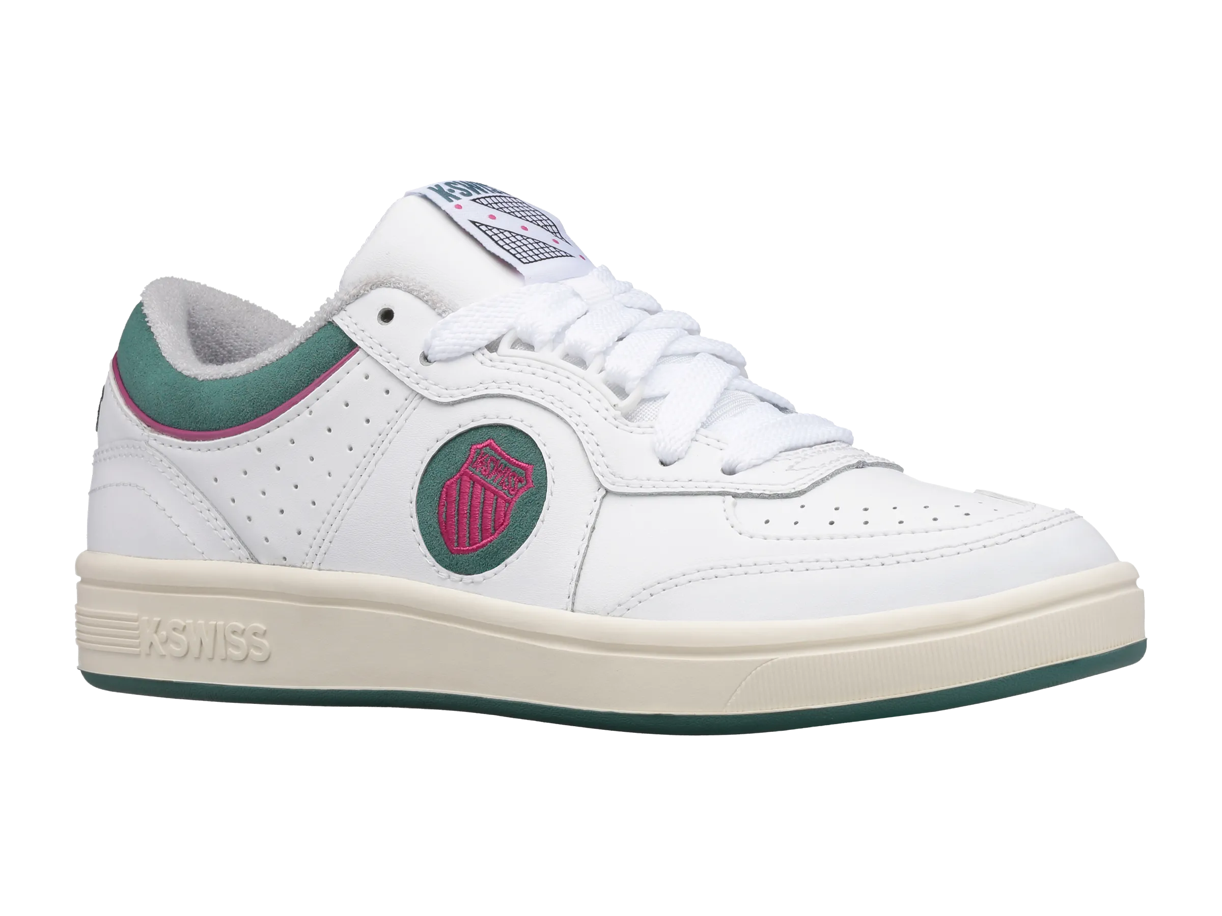 96802-165-M | WOMENS NORTH COURT | WHITE/SAGE BRUSH/CACTUS FLOWER