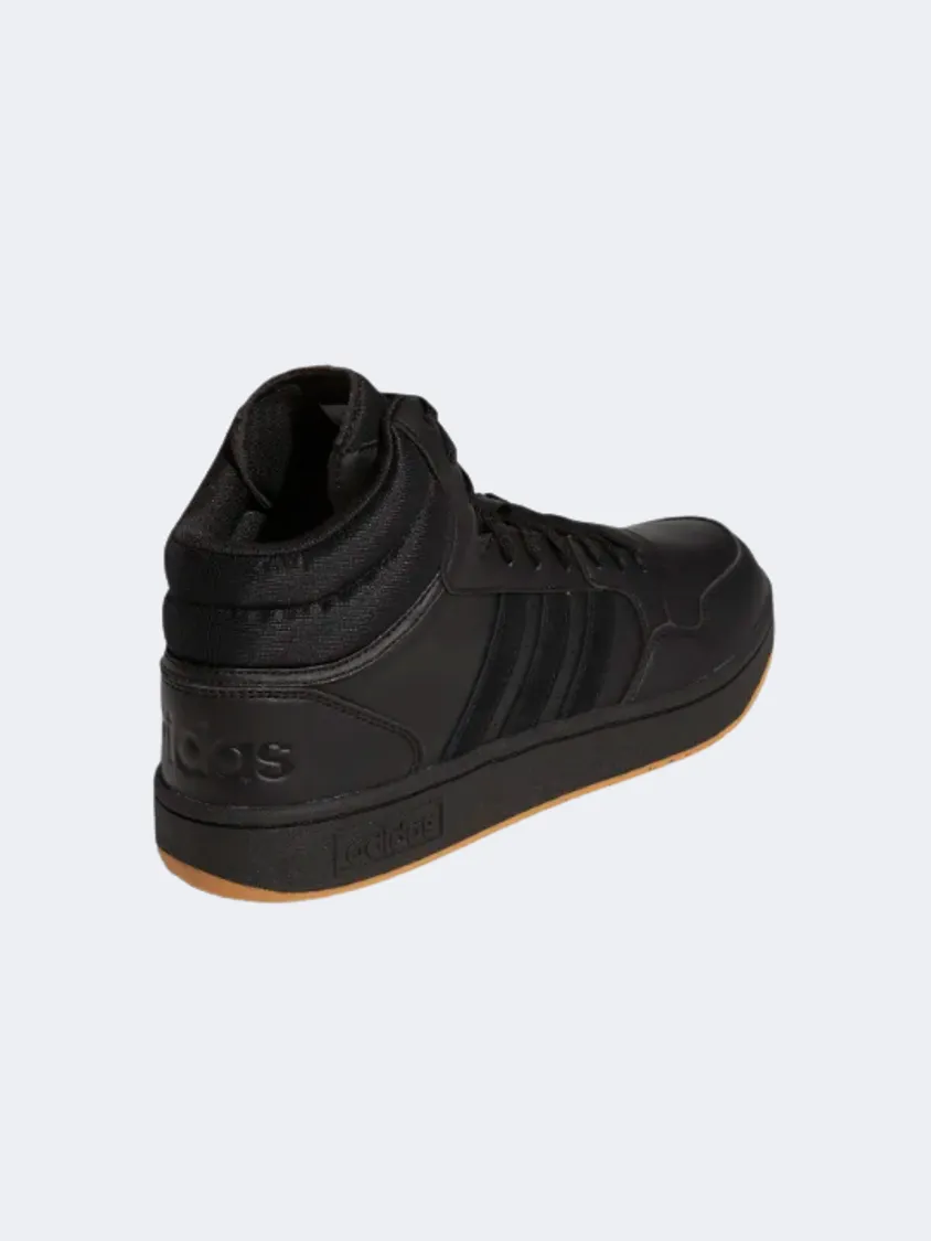 Adidas Hoops 3.0 Mid Classic Vintage Men Basketball Shoes Black