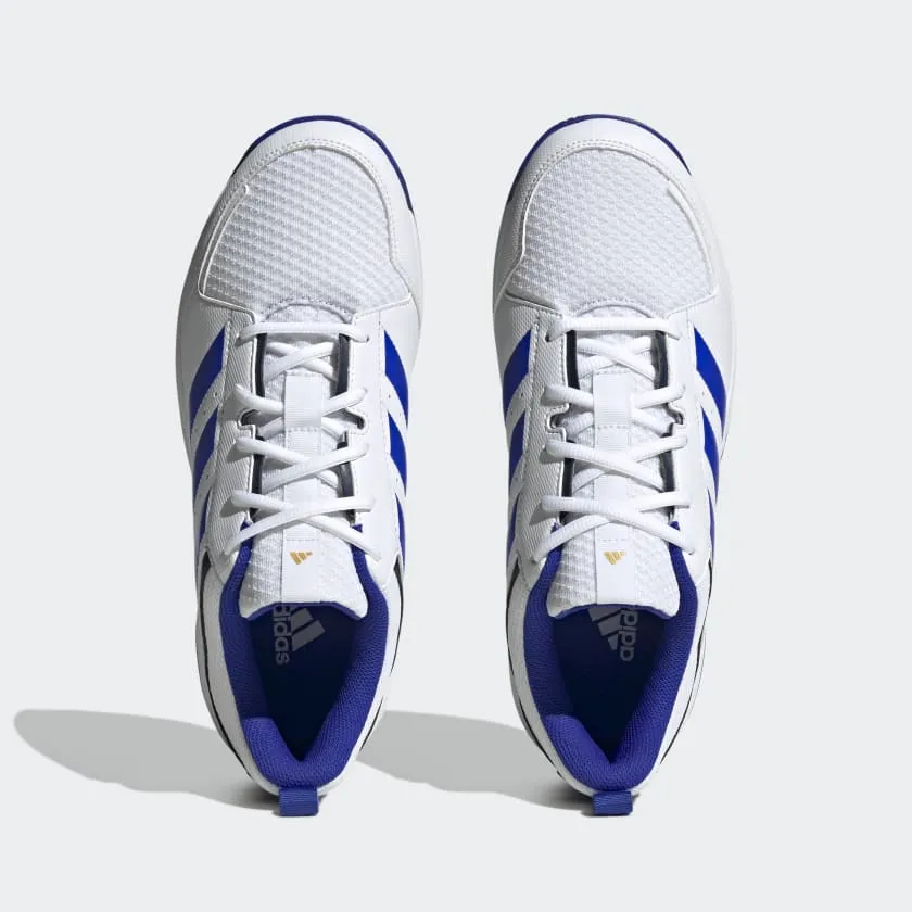 Adidas Ligra 7 Badminton Shoes - Cloud White/Lucid Blue/Team Navy Blue 2