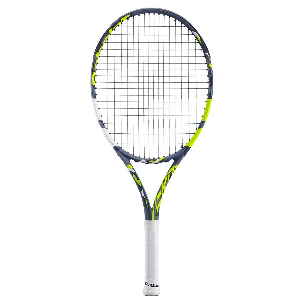 Aero Junior 25 Prestrung Tennis Racquet Grey and Yellow