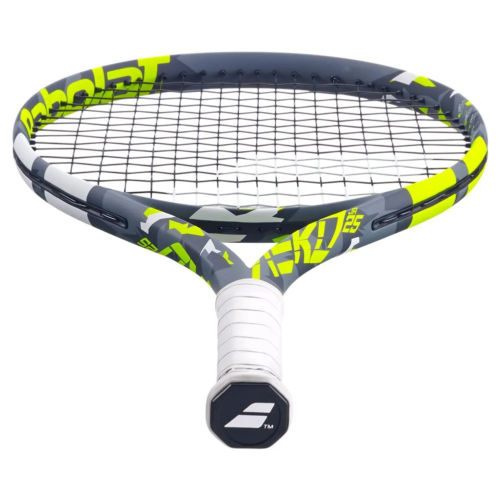 Aero Junior 25 Prestrung Tennis Racquet Grey and Yellow