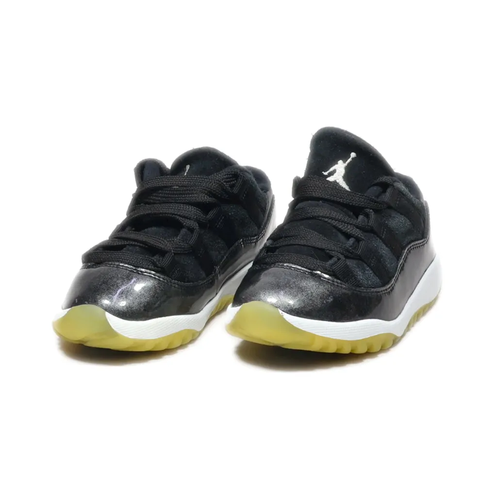 Air Jordan 11 Retro Low Td Sport Shoes Leather Black Colour For Kids