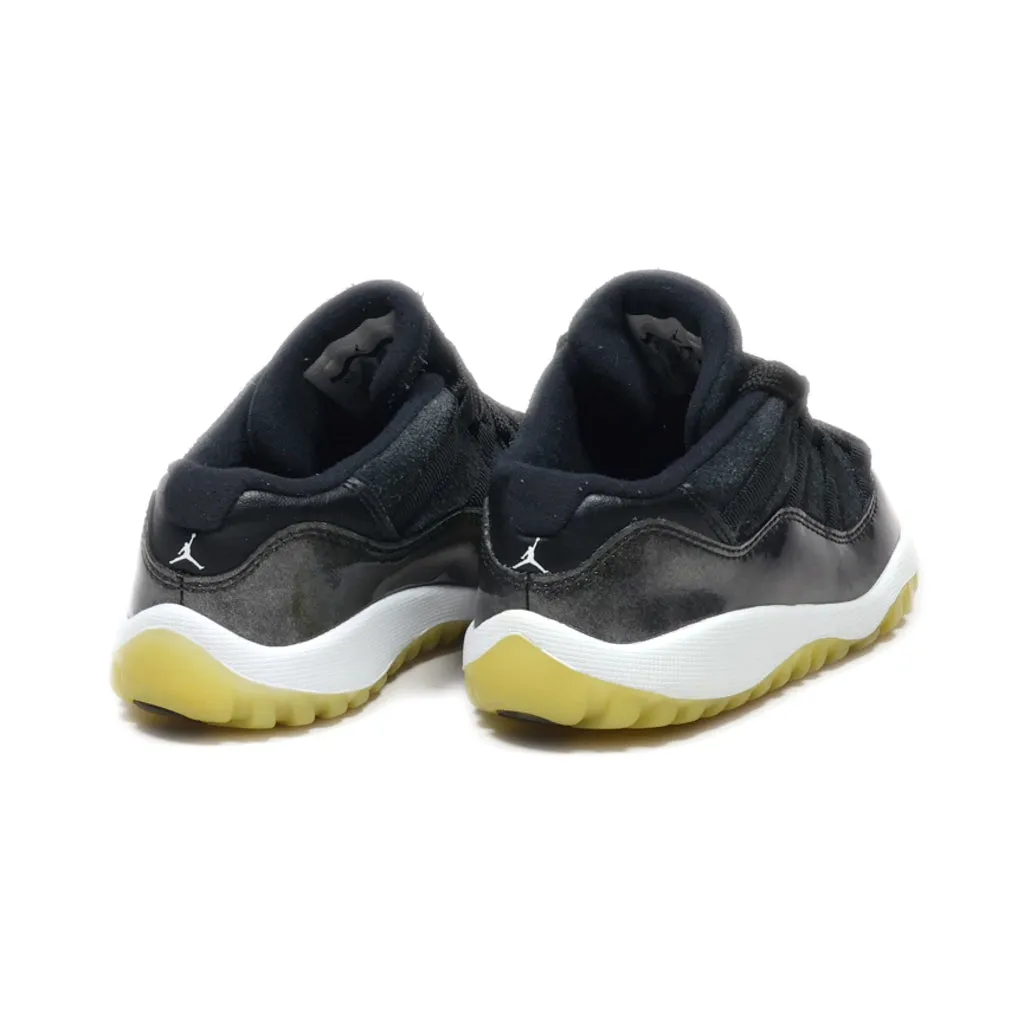 Air Jordan 11 Retro Low Td Sport Shoes Leather Black Colour For Kids