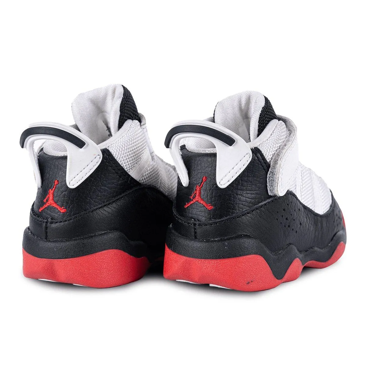 Air Jordan 6 Rings Td 'He Got Game' Sneakers Leather Black Colour For Kids