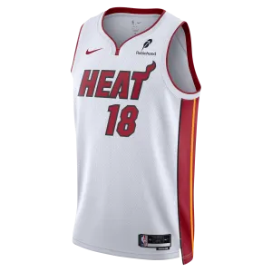 Alec Burks Nike Miami HEAT Association White Swingman Jersey