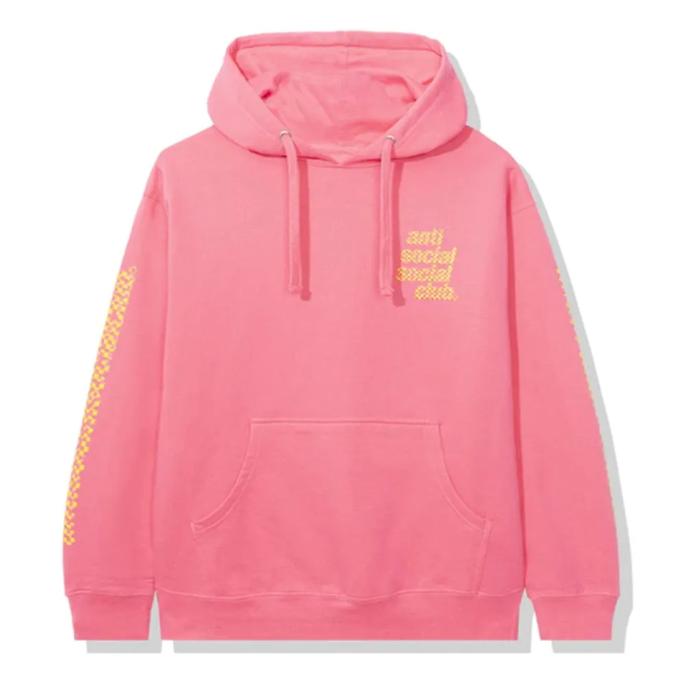 Anti Social Social Club Food Court Pink Hoodie