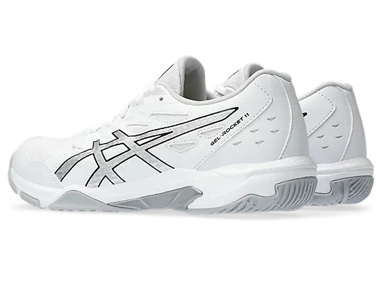 Asics Gel-Rocket 11 Women's Court Shoe White/Pure Silver