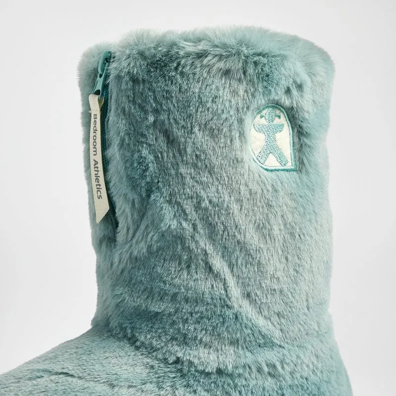 Bedroom Athletics Marilyn Classic Faux Fur Slipper Boot in Seafoam