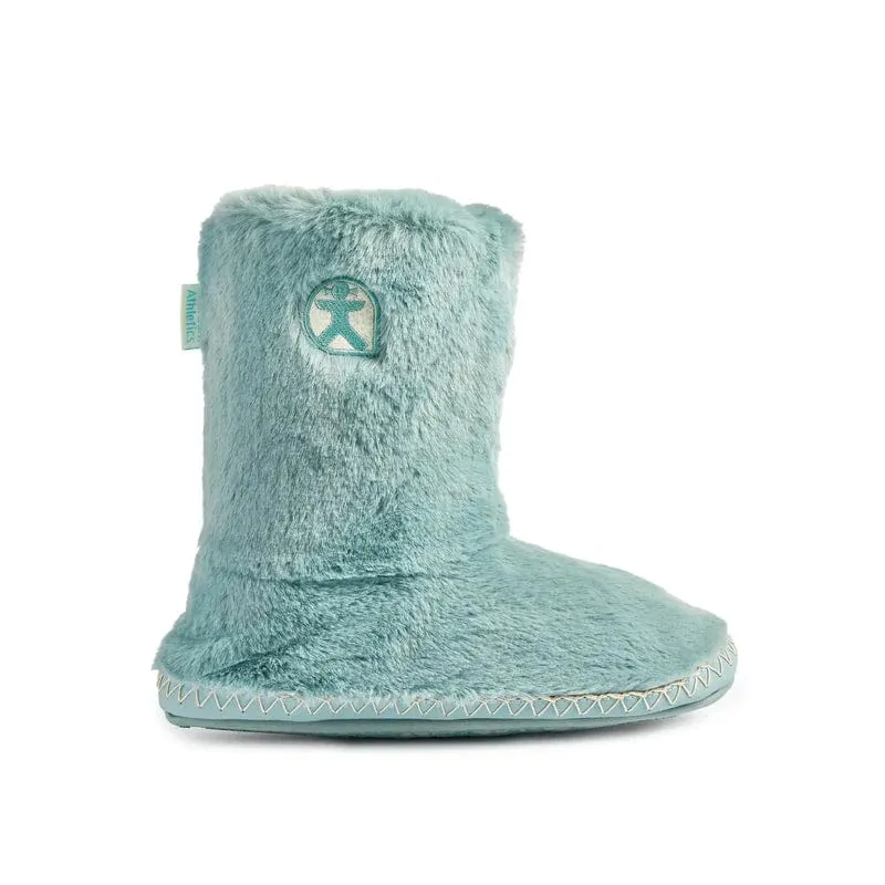 Bedroom Athletics Marilyn Classic Faux Fur Slipper Boot in Seafoam