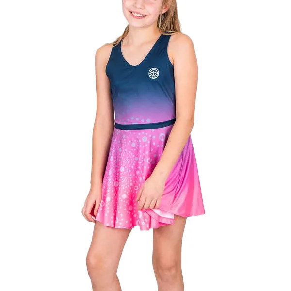 Bidi Badu Colortwist Junior Dress (Girl's) - Pink/Dark Blue