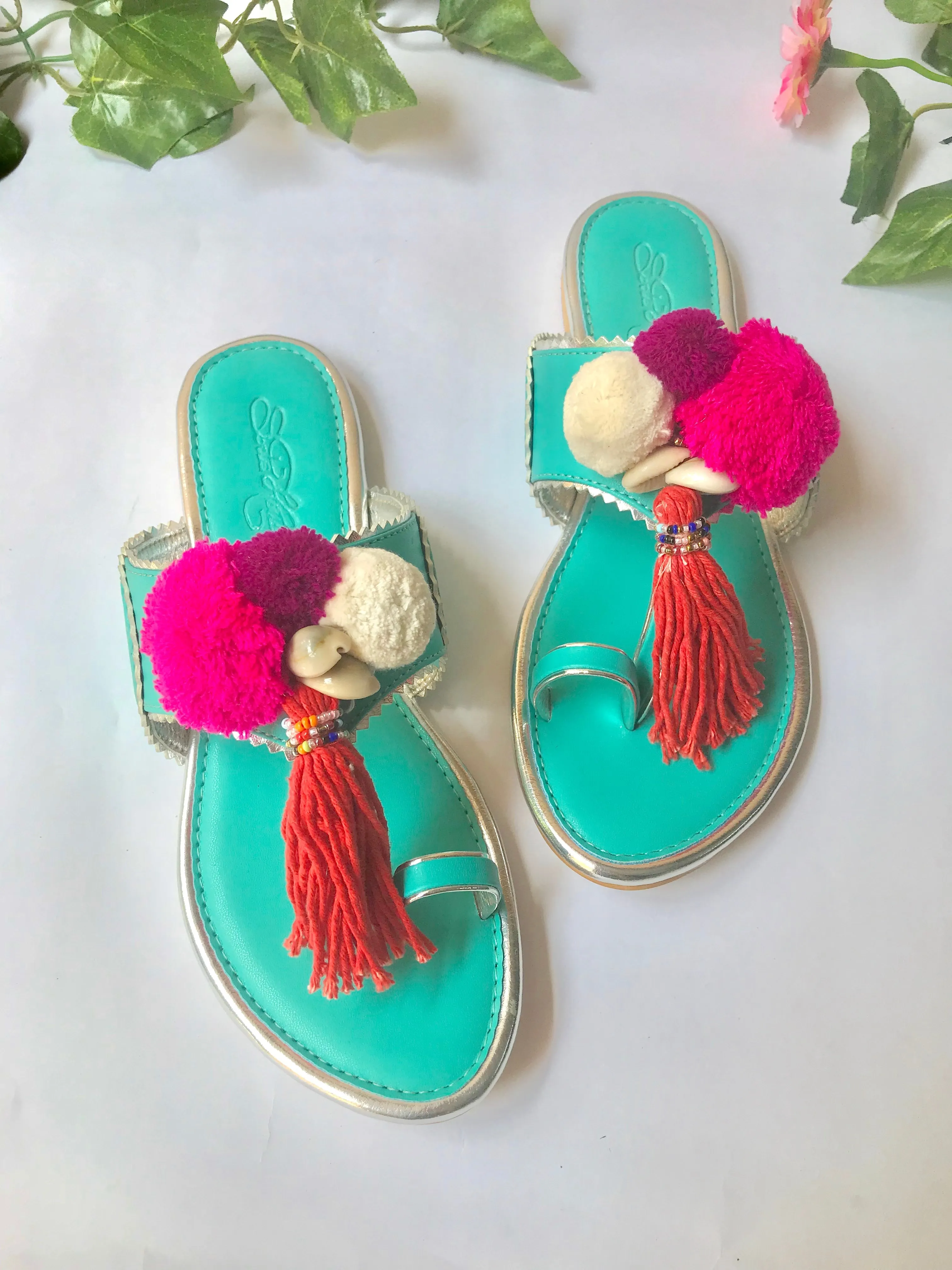 Boho Turquoise Kolapuri