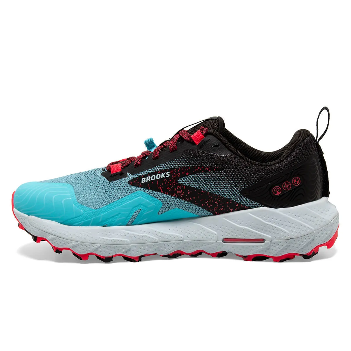 Brooks Cascadia 17 Womens | Bluefish/black/diva Pink