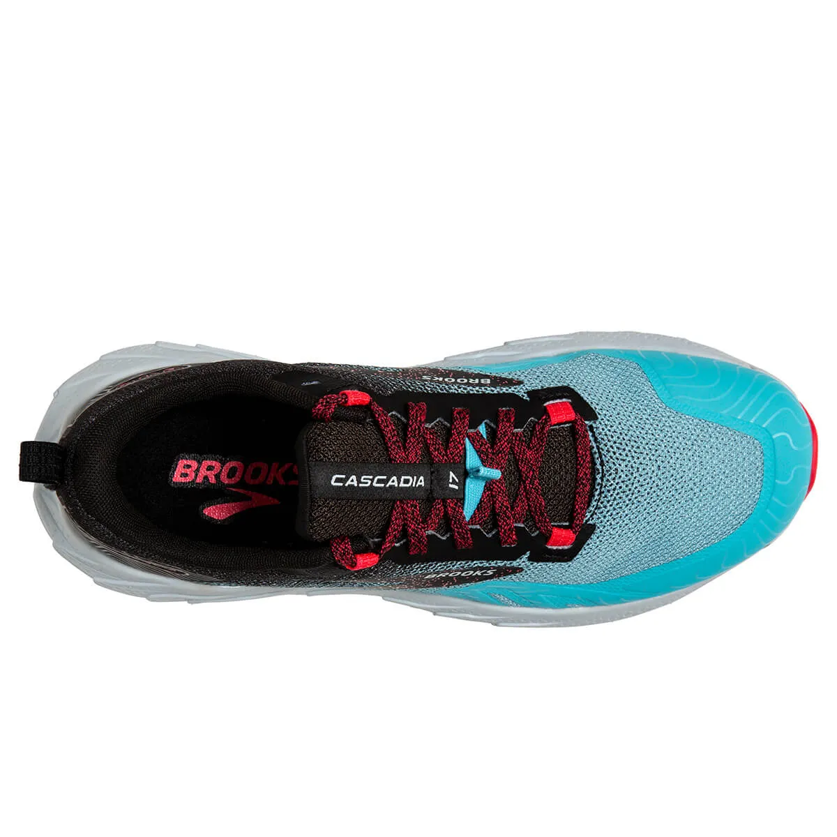 Brooks Cascadia 17 Womens | Bluefish/black/diva Pink