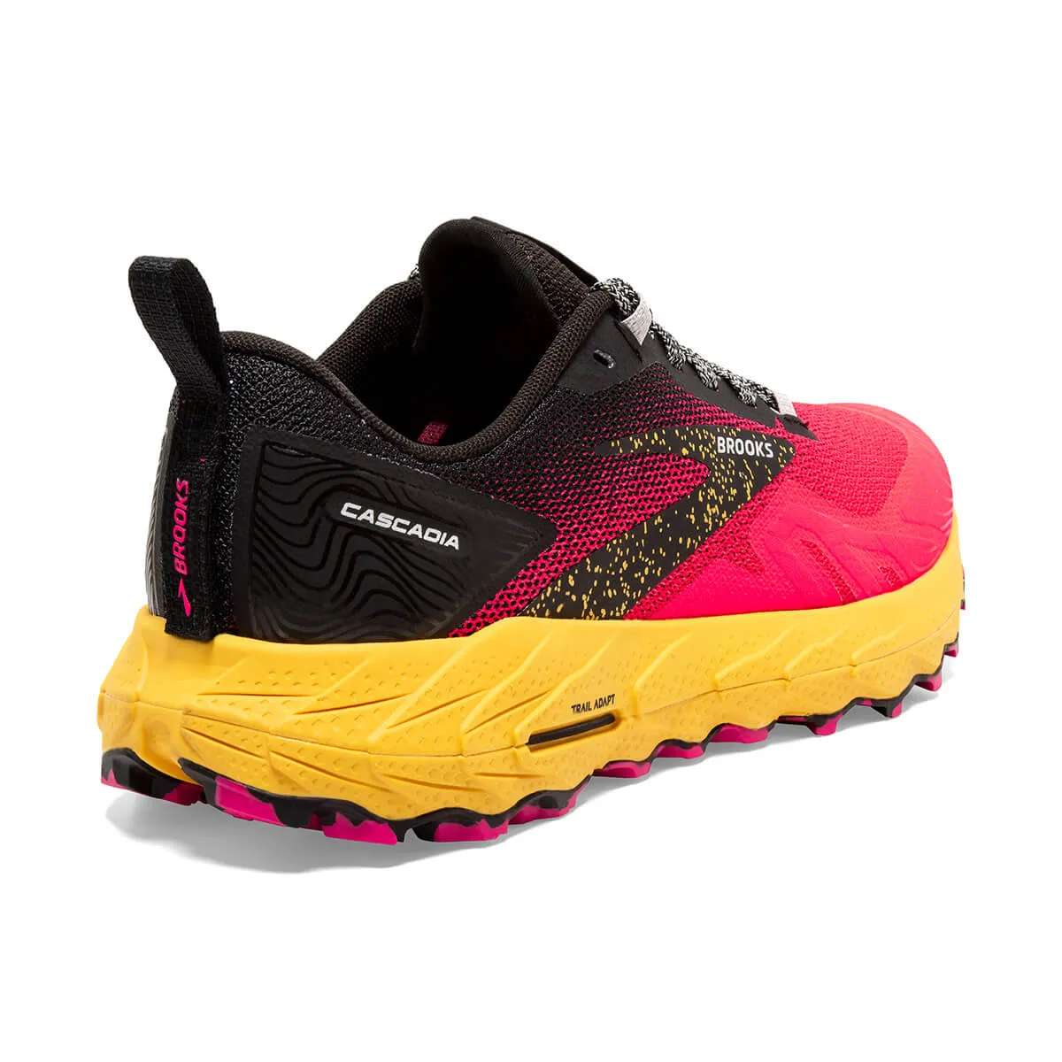 Brooks Cascadia 17 Womens | Diva Pink/black/lemon Chrome