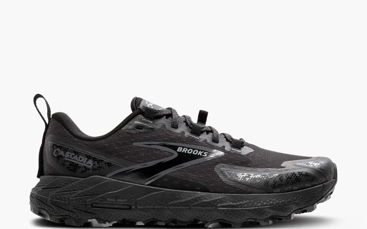 Brooks Cascadia 18 - Trail Running (Women's) - Black/Blackened Pearl/Grey