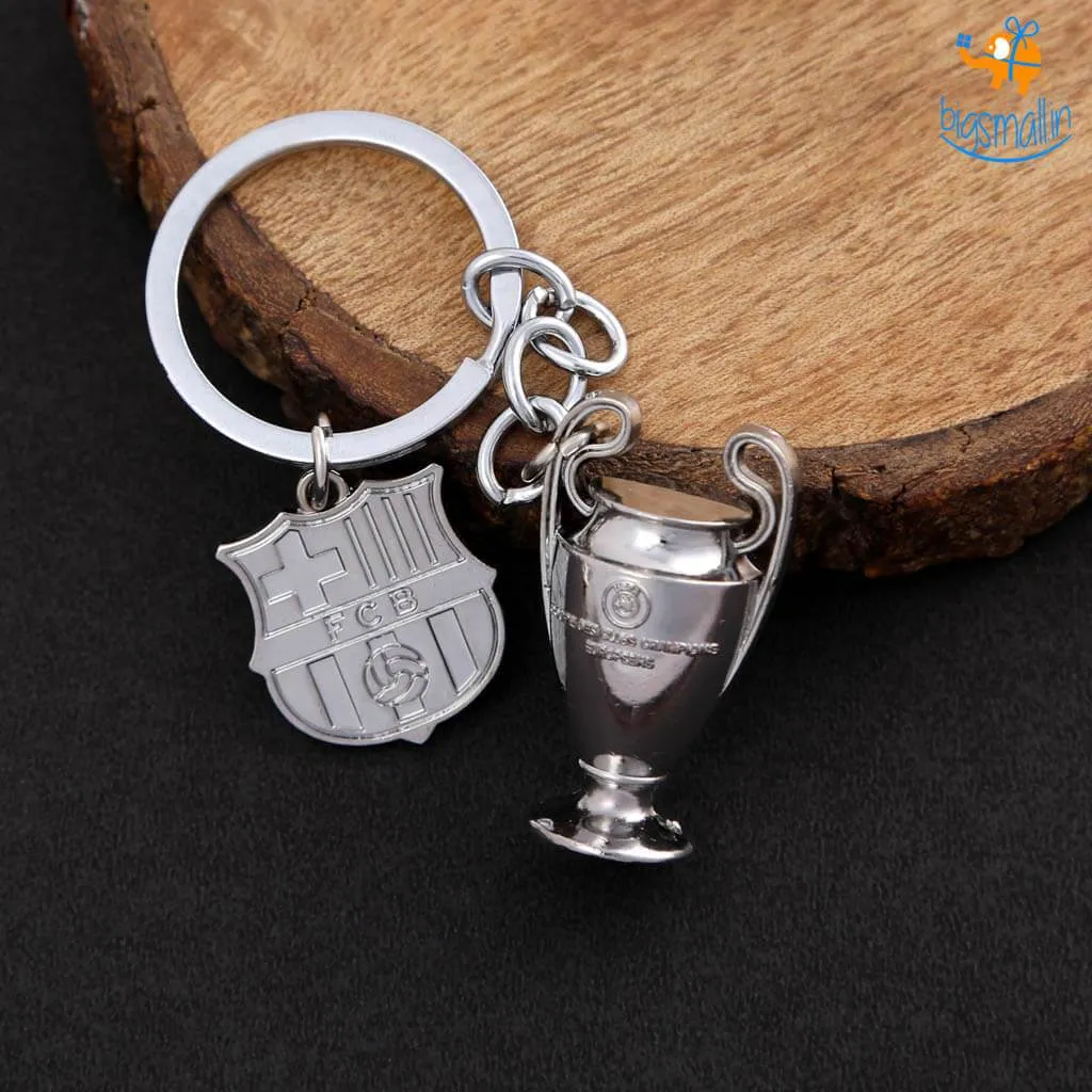 Champions League Metallic Keychain