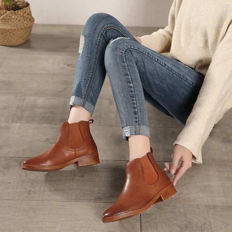 Chelsea Heel Short Boots | Gift Shoes