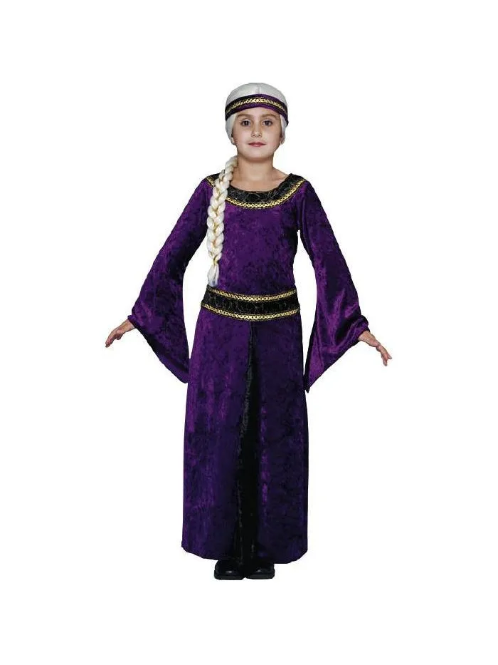 Child's Purple Guinevere Renaissance Costume