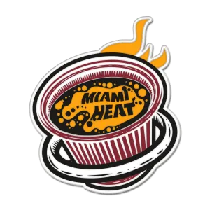 Court Culture Miami HEAT Cafecito Pin