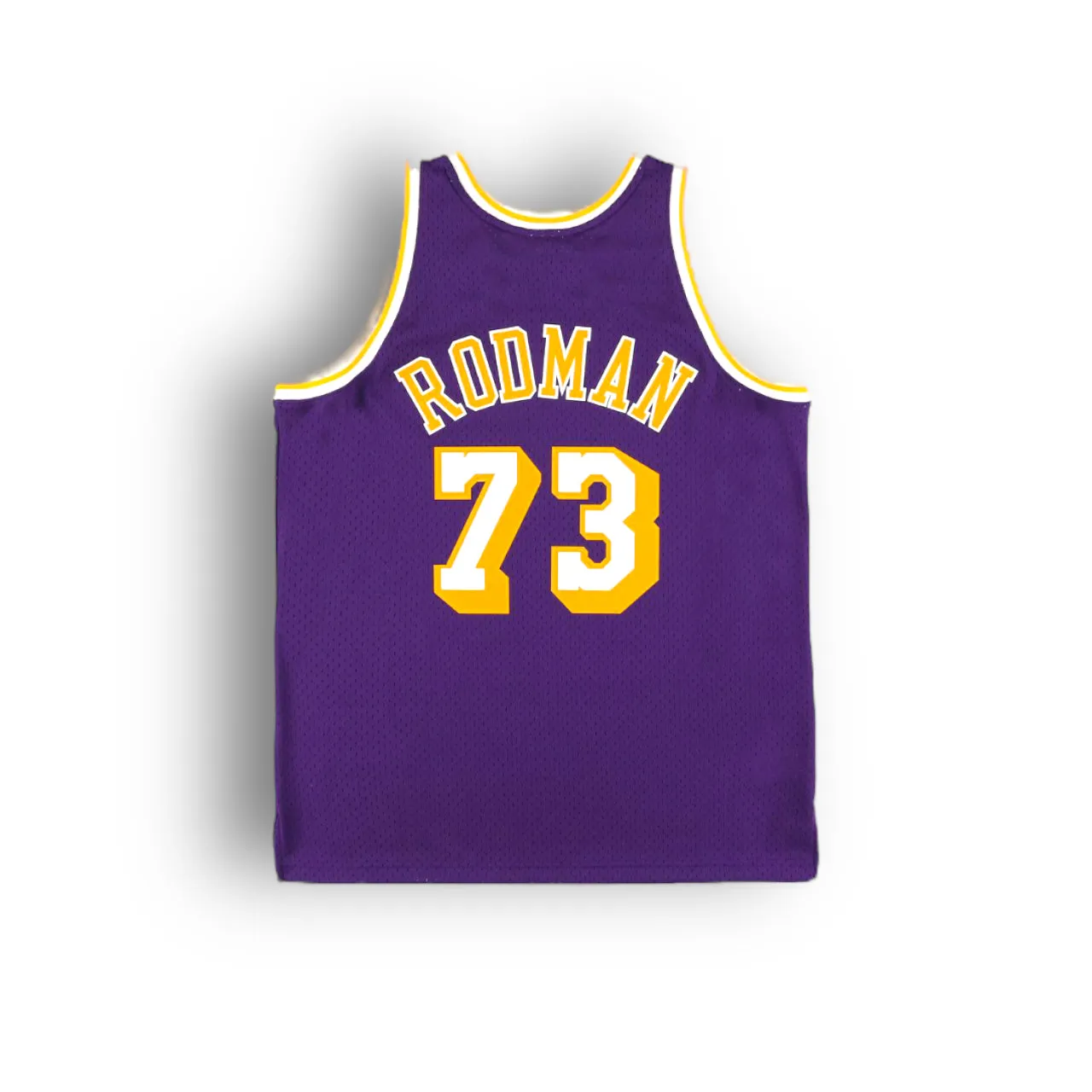 Dennis Rodman Los Angeles Lakers 1998-1999 Hardwood Classic Away Mitchell & Ness Swingman Jersey - Purple