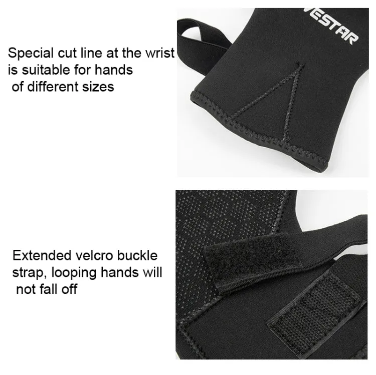 DIVESTAR Diving Gloves Cut & Stab Resistant Sports Gloves, Model: 5mm, Size: L