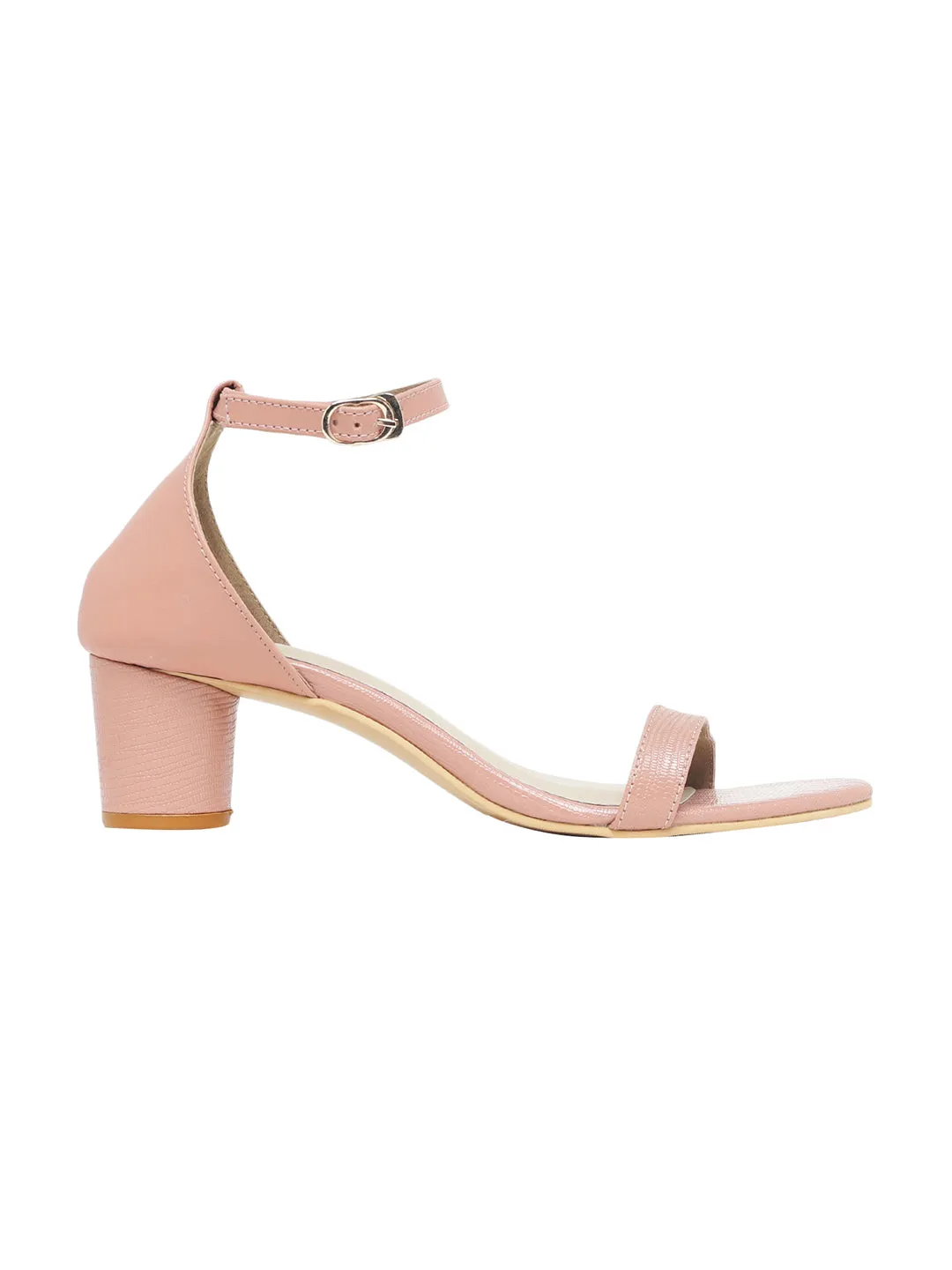 Ellery Peach Block Heels