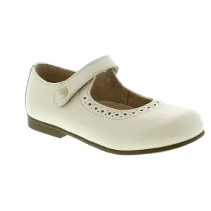 Emma Kid's Mary Jane Shoe - Bone Pearlized