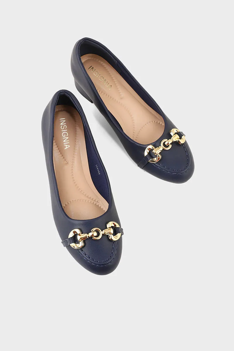 Formal Court Shoes I44488-Navy