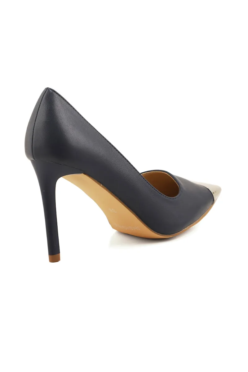 Formal Court Shoes l44430-Navy