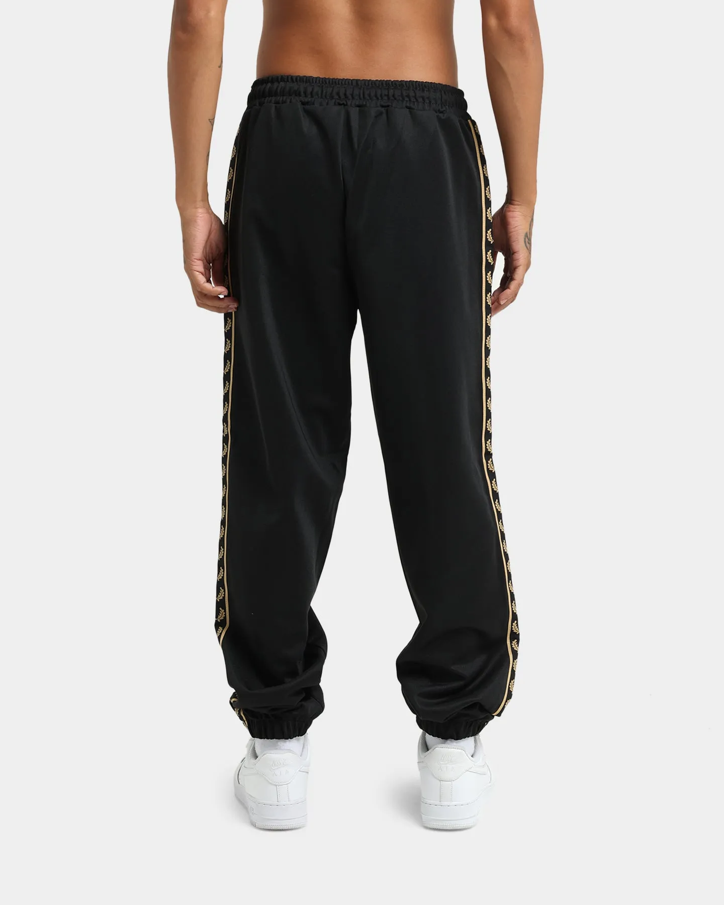 Fred Perry Gold Taped Track Pants Black