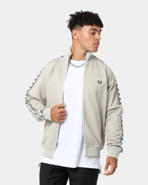 Fred Perry Taped Track Jacket Light Oyster