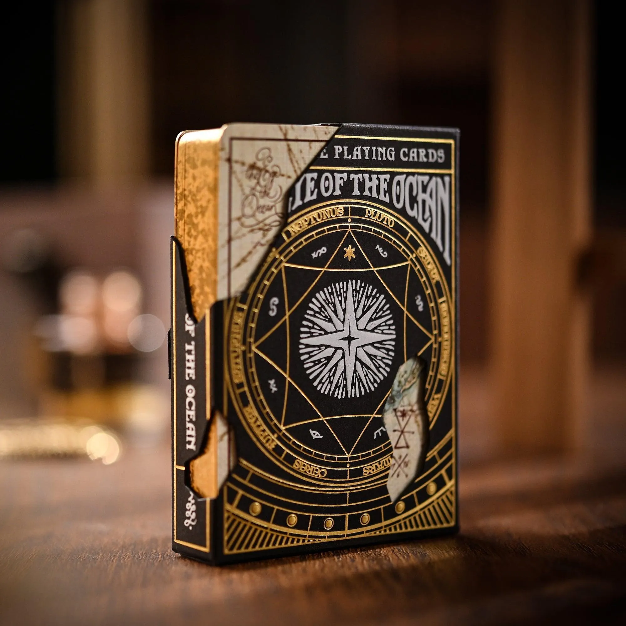 Gilded Eye of the Ocean Astra Polaris Playing Cards