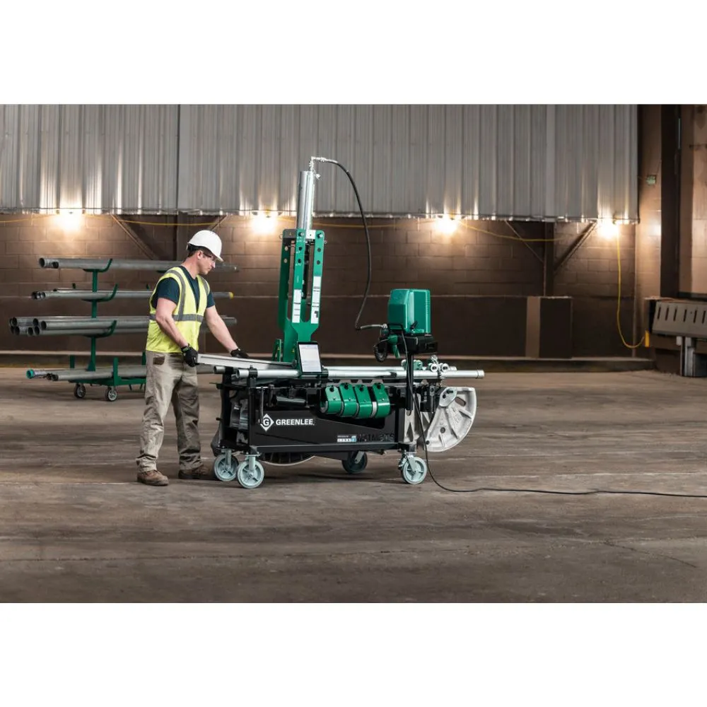 Greenlee 881GXDE980MBTS Cam-Track Bender  for 2-1/2", 3", and 4"with Hydraulic Pump and Mobile Bending Table