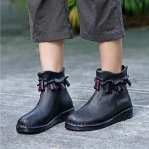 Handmade Comfortable Leather Women's Retro Boots