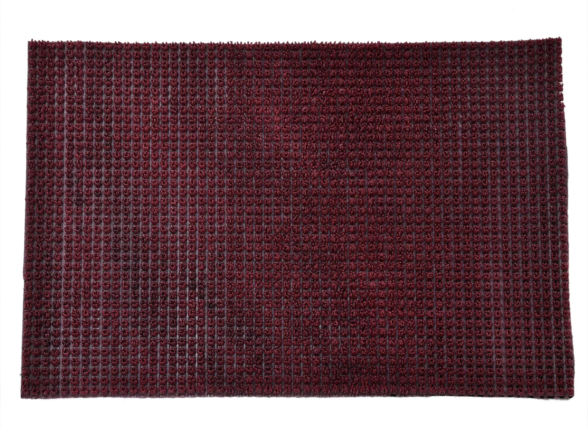 Heart Home PVC Thick Door mat Dirt Rub Off Clean/Thorn Door mat dust Remover Footwear for Offices, Hotel, Restaurant, Home, Shop(Maroon)- HEART1107, Standard