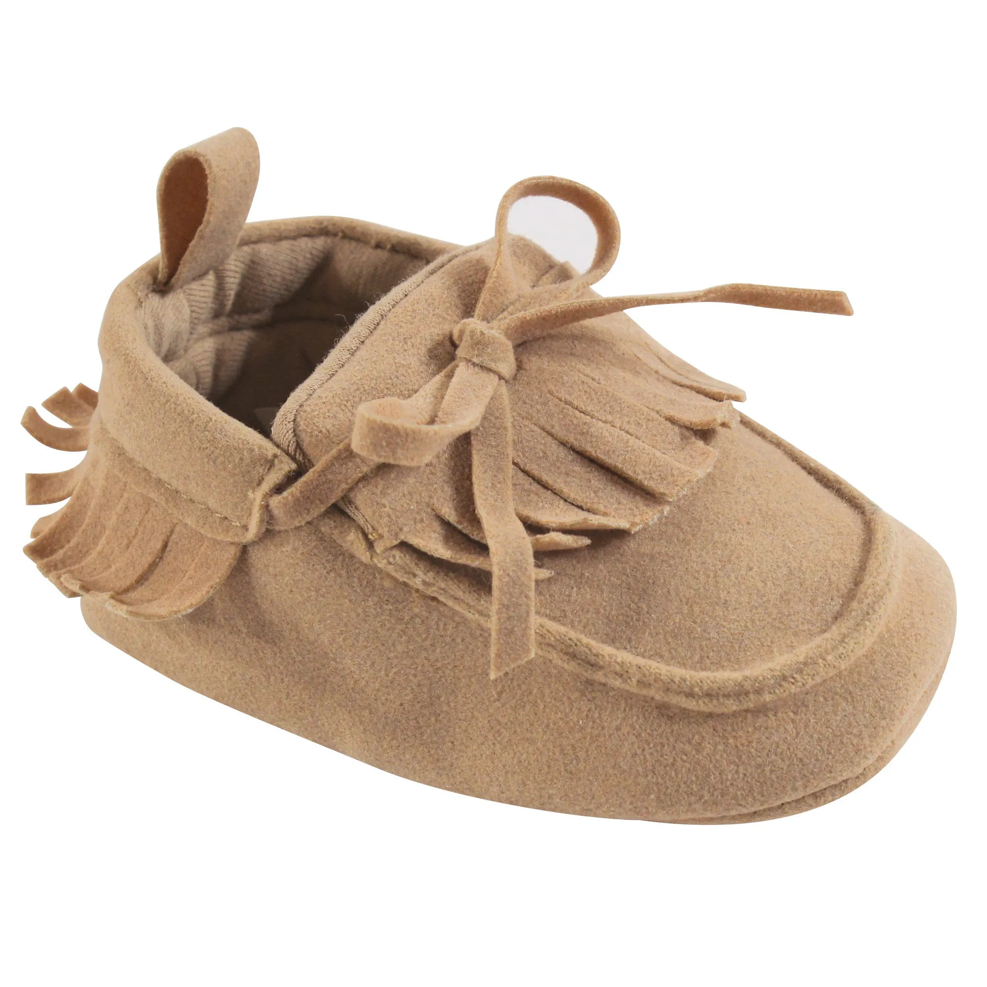 Hudson Baby Moccasin Shoes, Tan Mocc