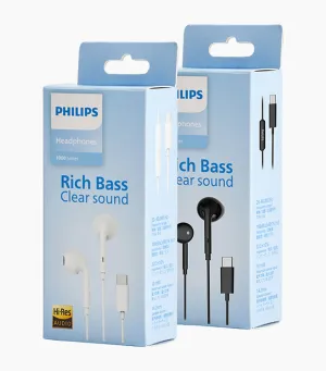 In-Ear Headphones with Mic Black