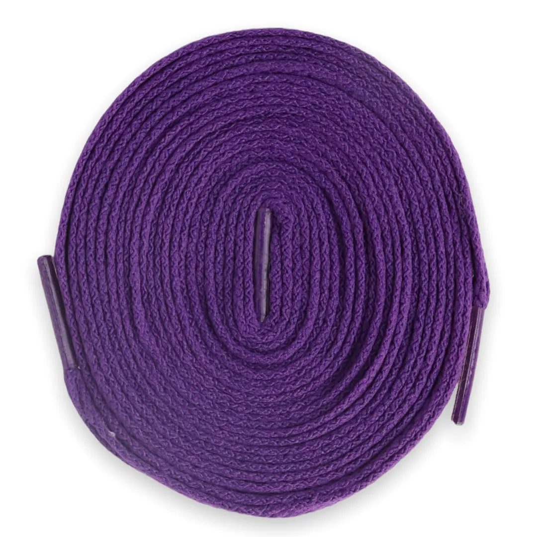 Jordan 1 Laces Basics Flat Thin - Court Purple Laces