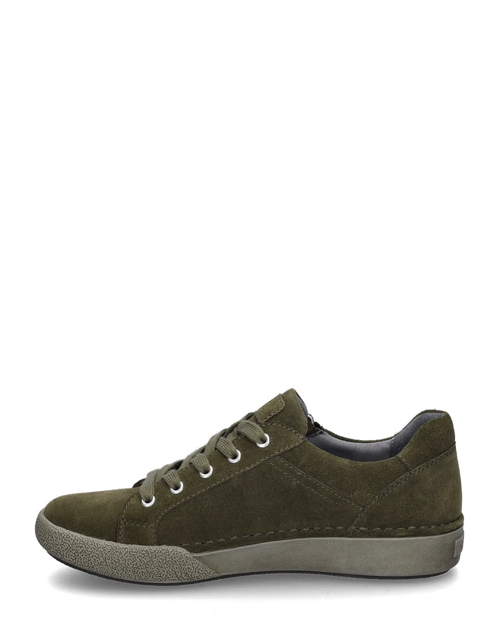 Josef Seibel Claire 13 Moss Suede Leather Casual Sneaker