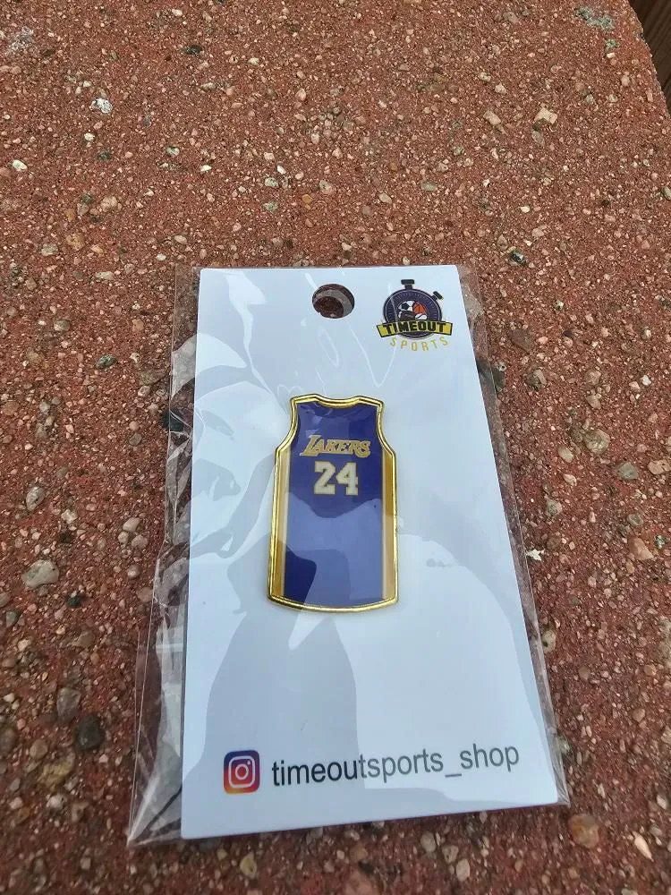 Kobe Bryant Los Angeles Lakers Purple#24 Pin