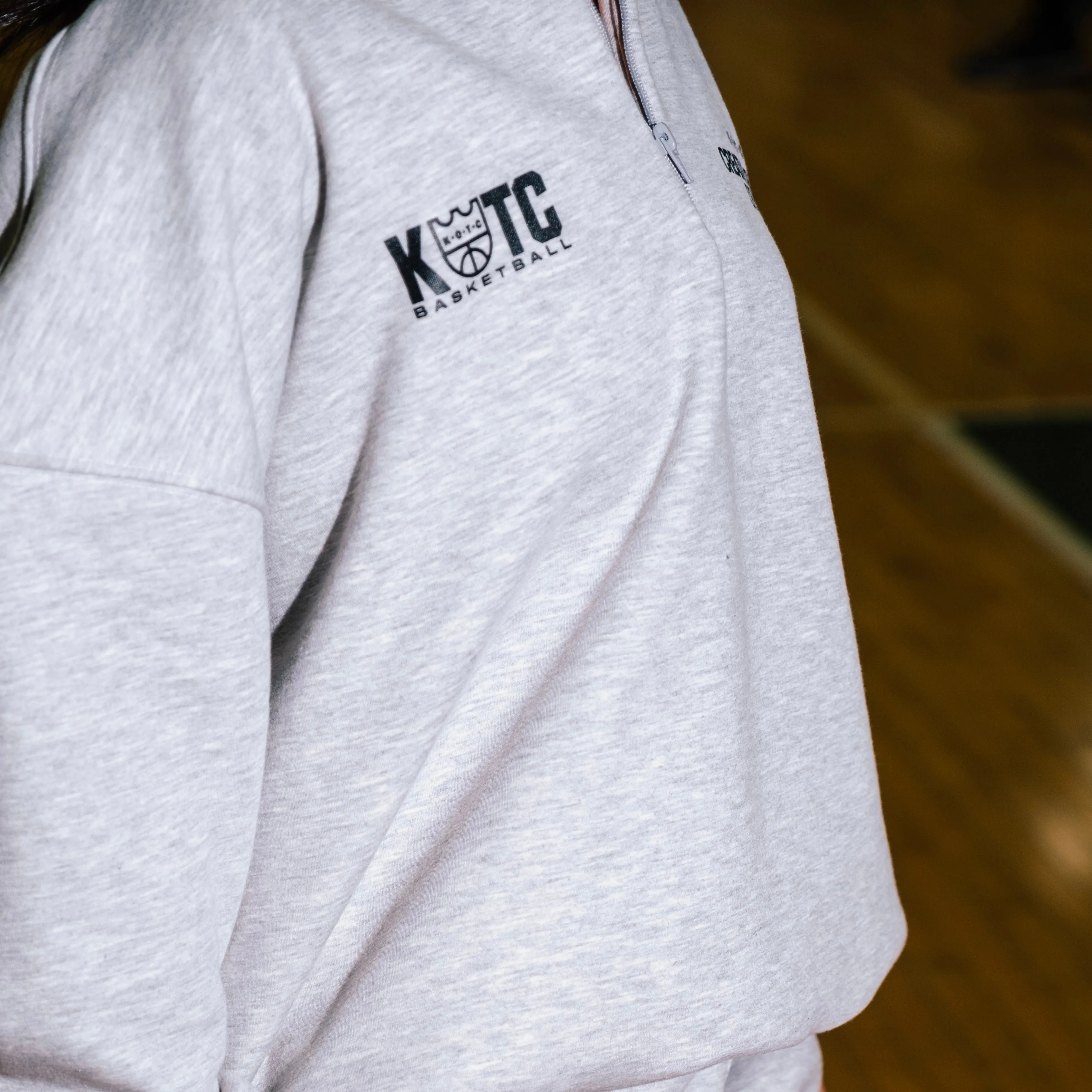 KOTC Creative Athl. Department Half Zip Sweater - Light Heather