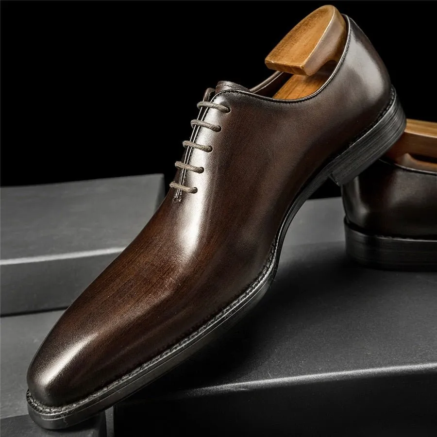 LaceLux Exotic Leather Dress Shoes