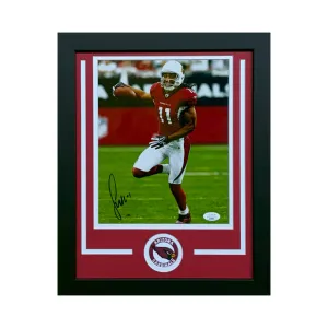 Larry Fitzgerald Hand Signed & Framed Arizona Cardinals 8x10 Photo