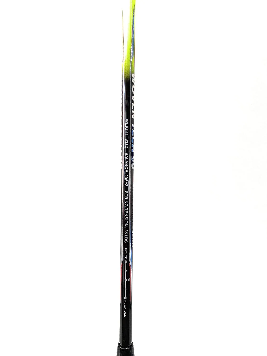 Maxbolt Woven Tech 90 Badminton Racket - Neon Green