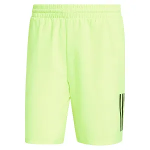 Mens Club 3 Stripe 7 Inch Tennis Short Lucid Lemon