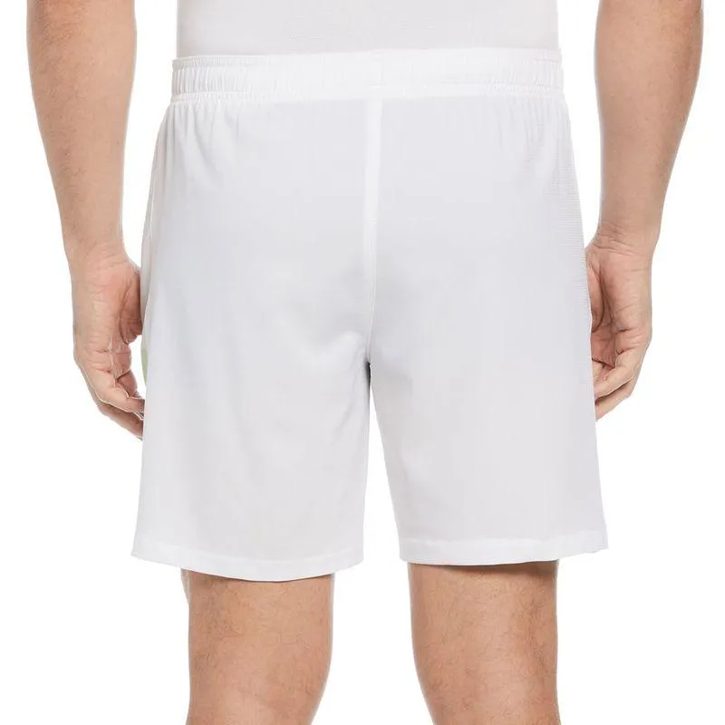 Men's Performance Blocked Tennis Short Bright White