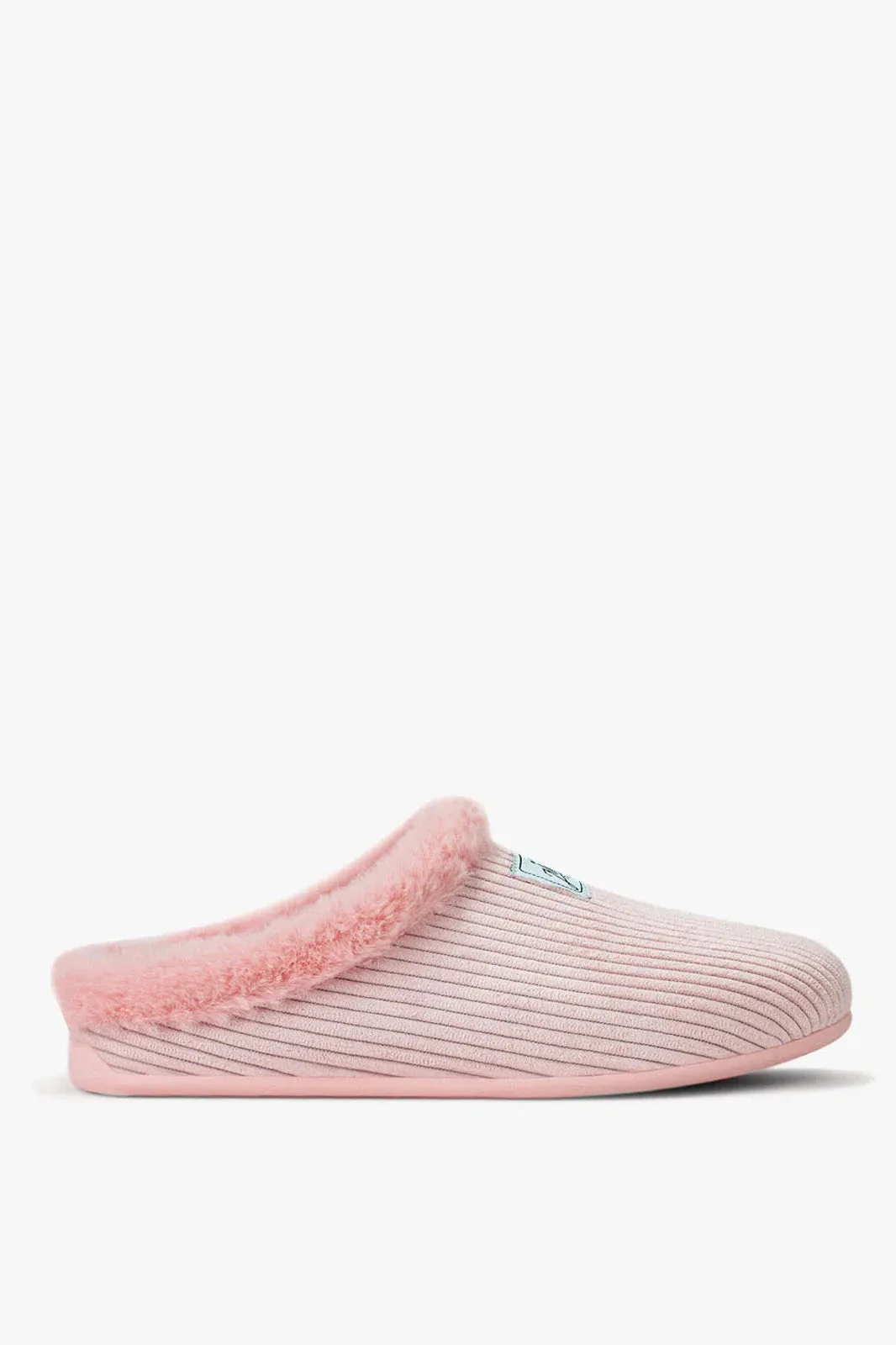 Mercredy Pink Cord Slipper - Pana Rosa