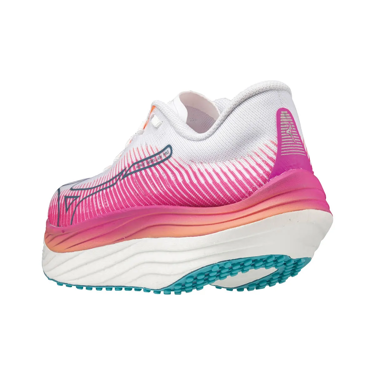 Mizuno Wave Rebellion Pro Womens | White/silver/87 C